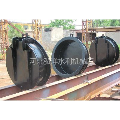 污水处理排水管道专用 0.8米铸铁圆拍门与钢制管道的应用与供应解析